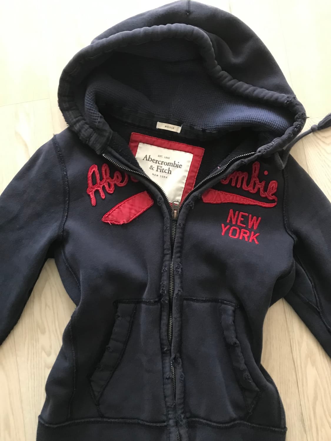 아베크롬비 후드집업M 상품이미지2