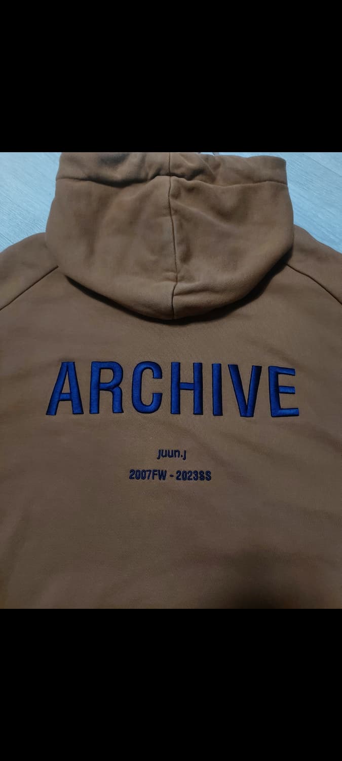 정품 준지 아카이브 후드 오버핏 상품이미지5