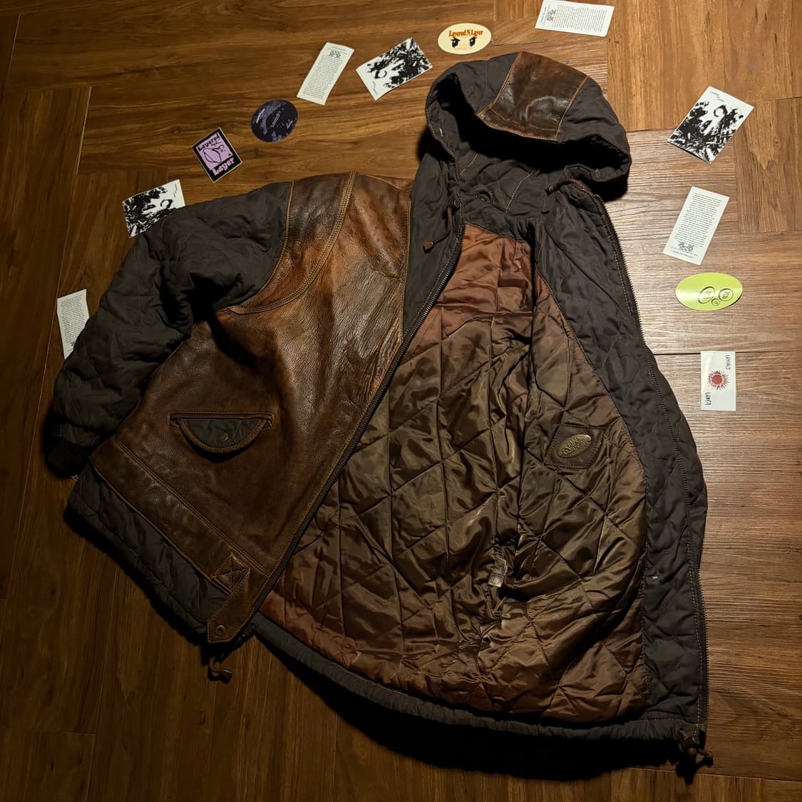 WILD CATS BACKPACK LEATHER JACKET 상품이미지6
