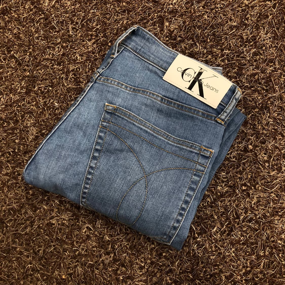 캘빈클라인 워싱 데님 팬츠 상품이미지1