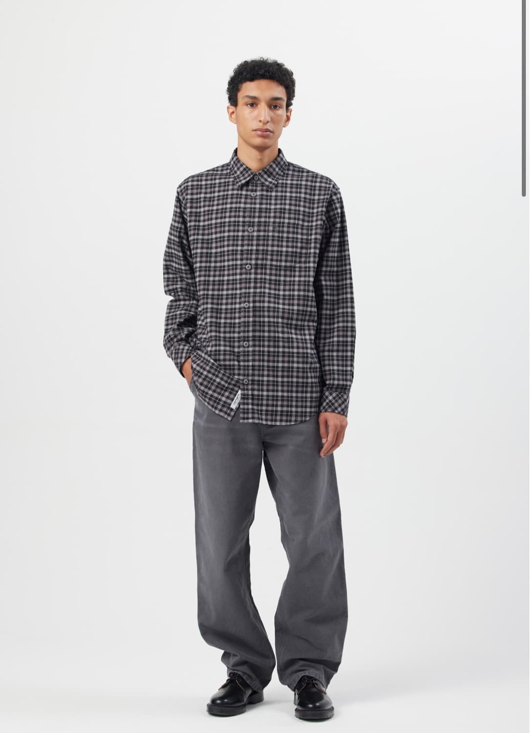 칼하트 윕 싱글 니 팬츠 디어본 그래파이트 스톤 캔버스 상품이미지1