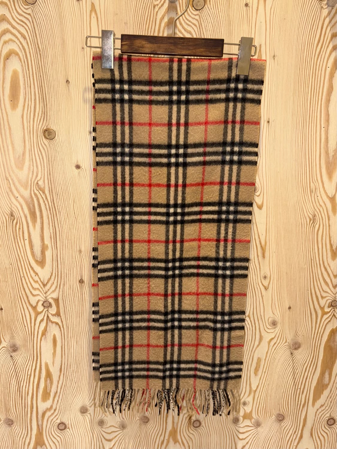 버버리 캐시미어 체크 머플러 상품이미지4