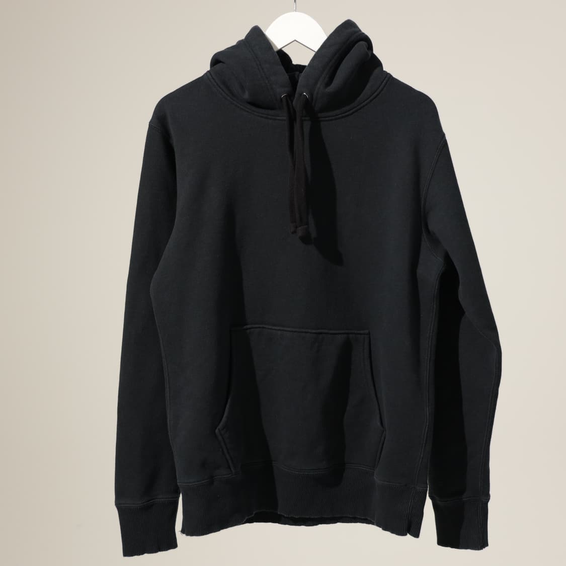 AVIREX 아비렉스 올블랙 후드 스웻 상품이미지2