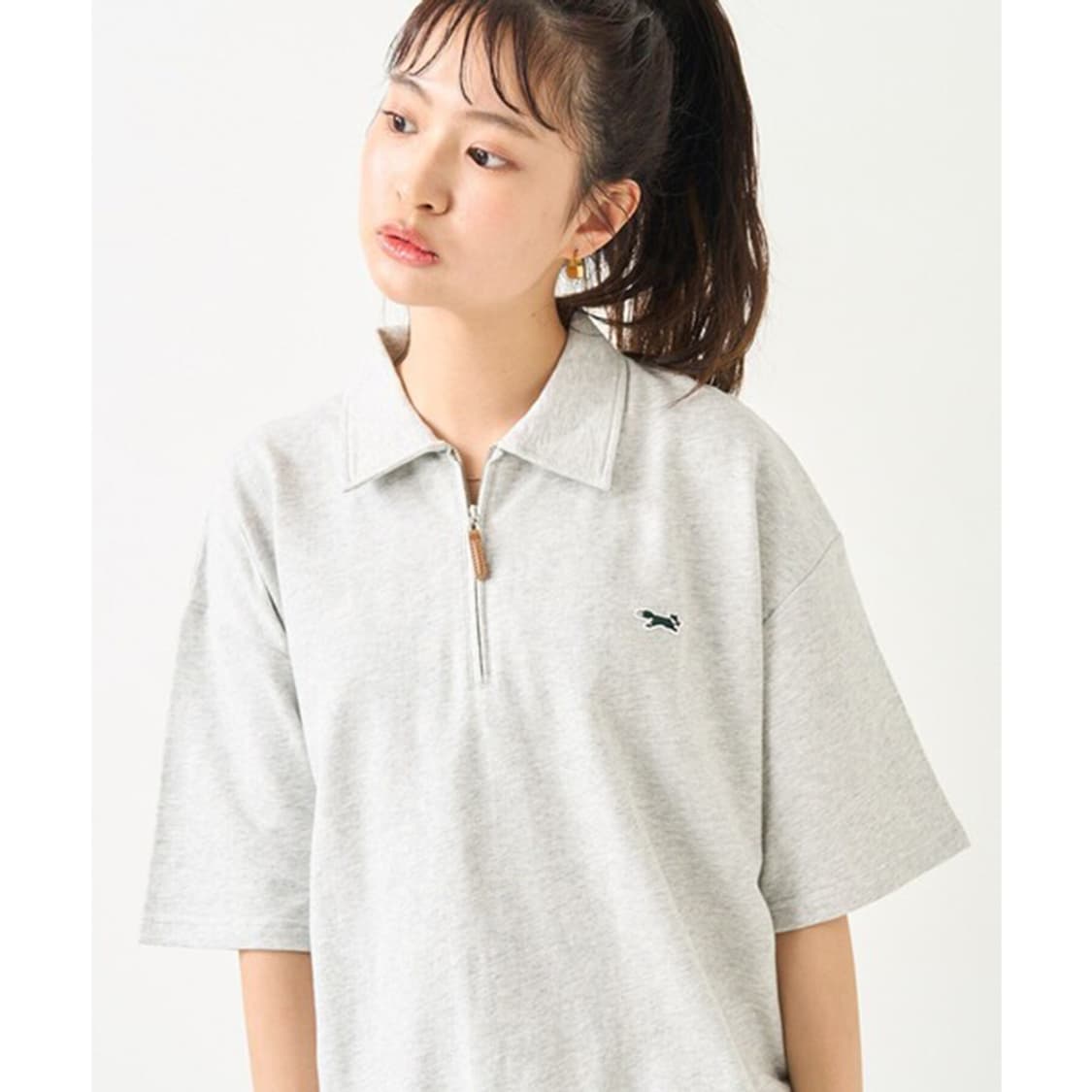 TOWN CRAFT Half Zip Polo Shirt 상품이미지1