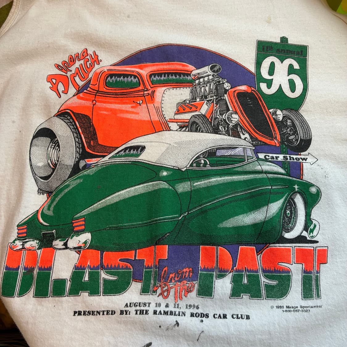 1996 Car Show Promo Tank Top Made in USA 상품이미지5