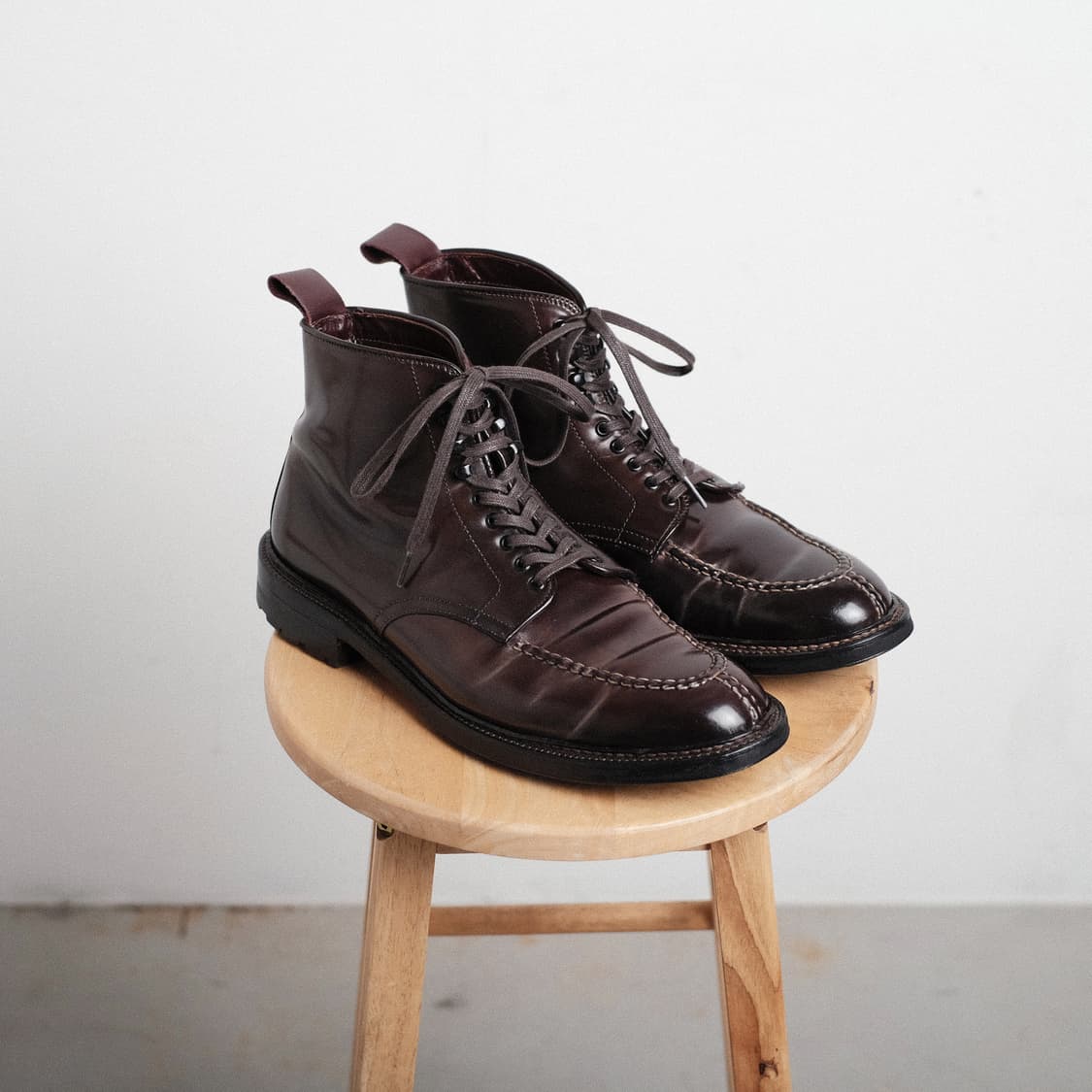 알든 40258HC 8.5D사이즈 버건디 코도반 NST 탱커 부츠 상품이미지7