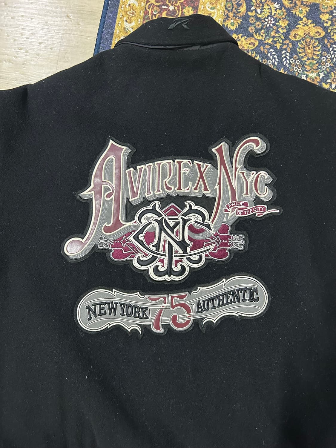 90s 빈티지 아비렉스 울 바시티  3xl 상품이미지5