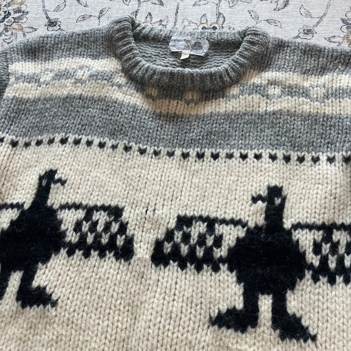 오리지날 헤비울 코위찬 니트 상품이미지3