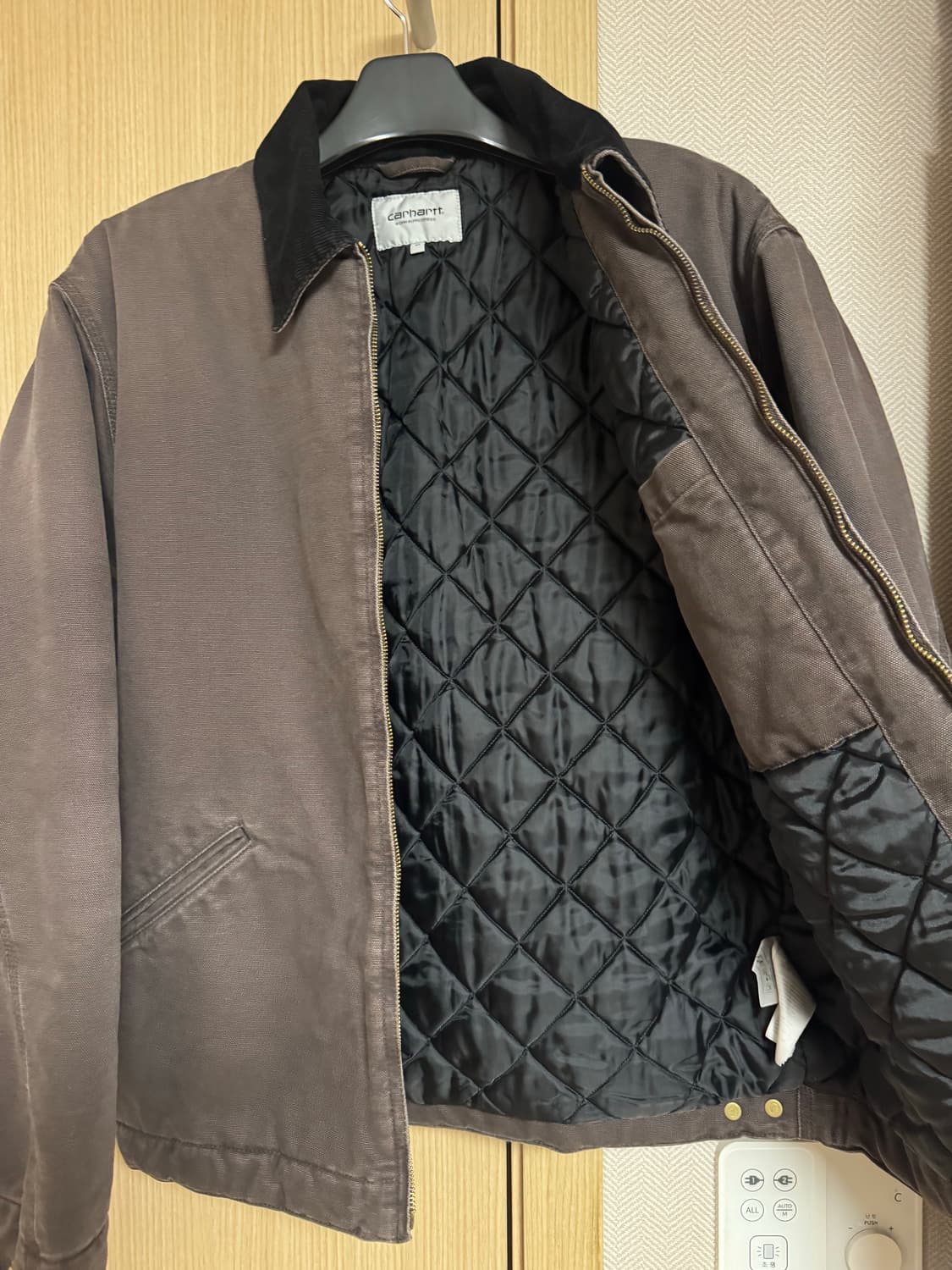 칼하트 wip 디트로이트 토바코 블랙 상품이미지3