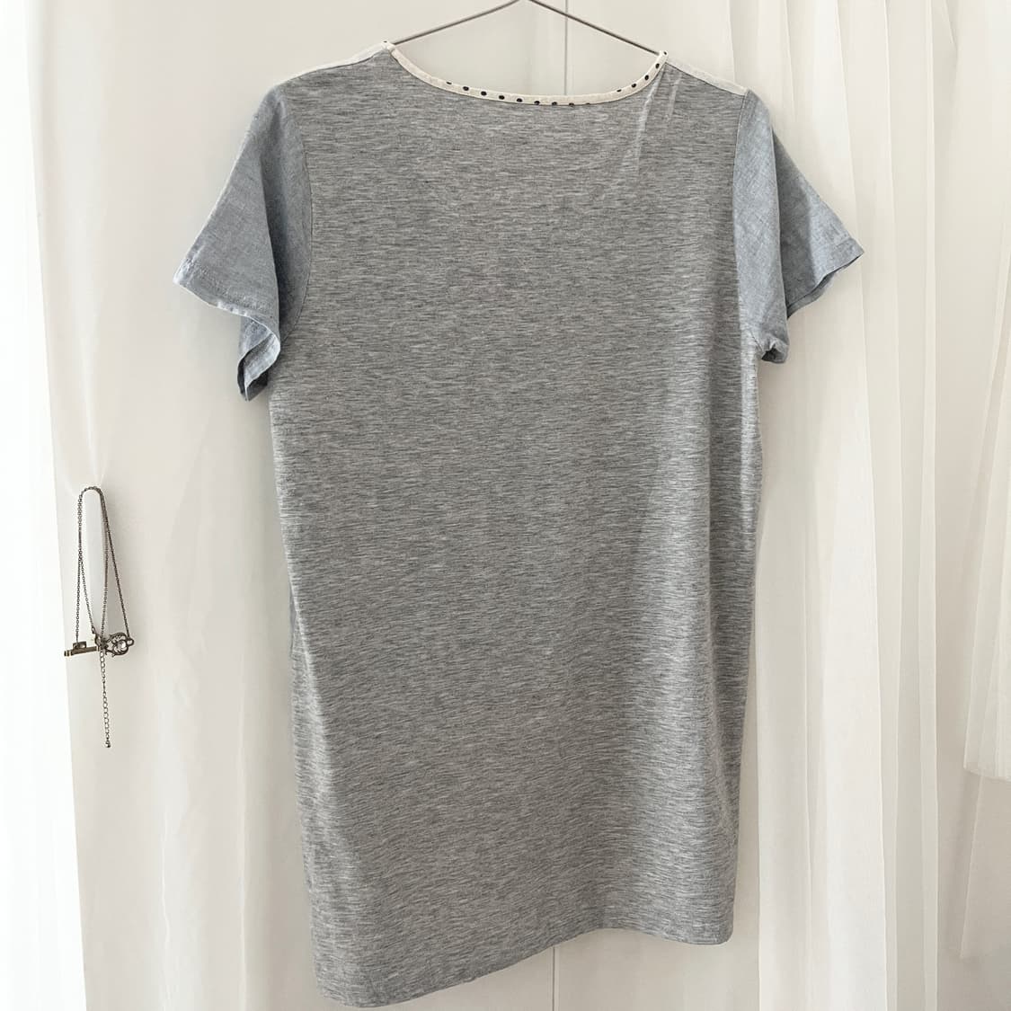cute point gray lace blouse 상품이미지4