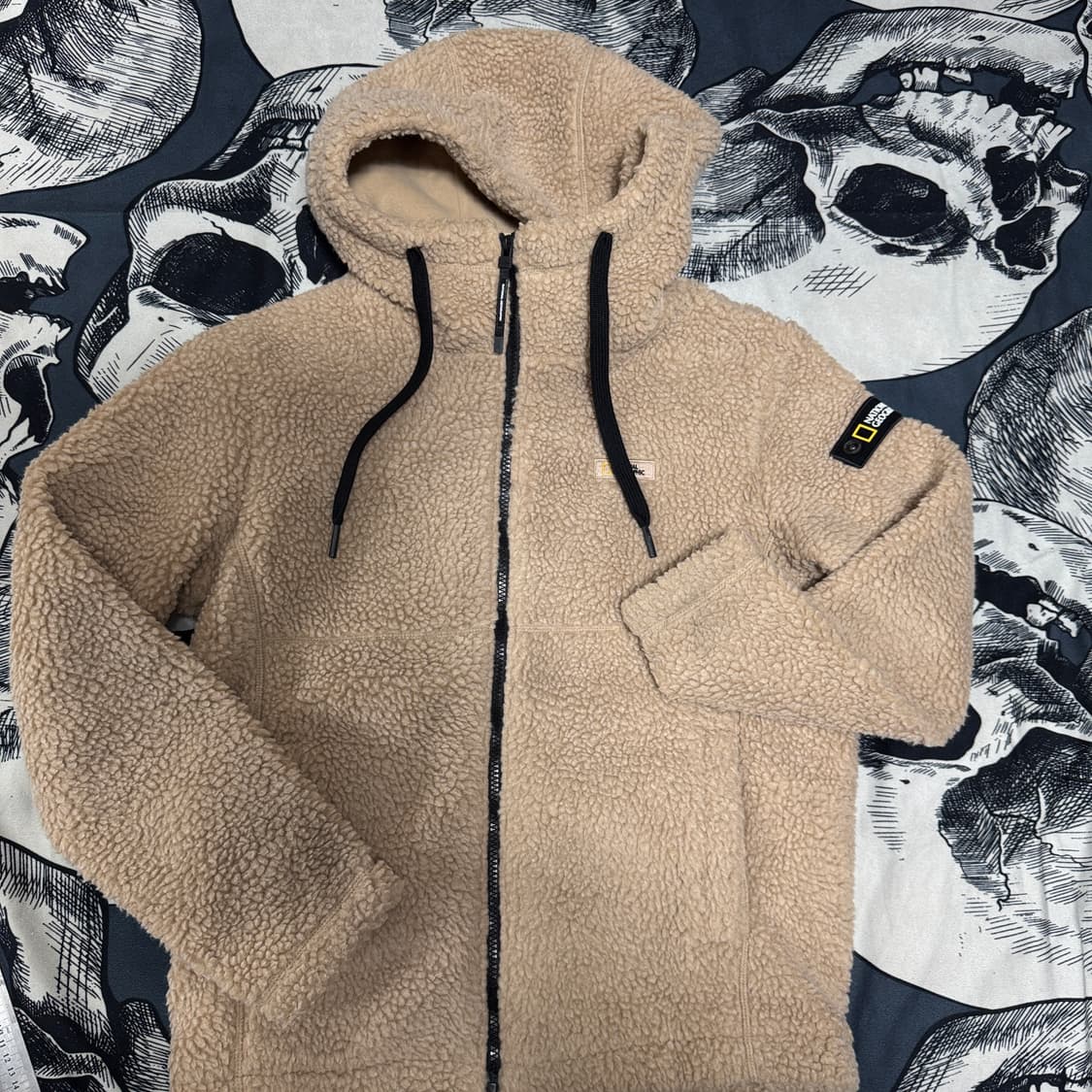 내셔널지오그래픽 후리스 후드집업 90 S사이즈 상품이미지4