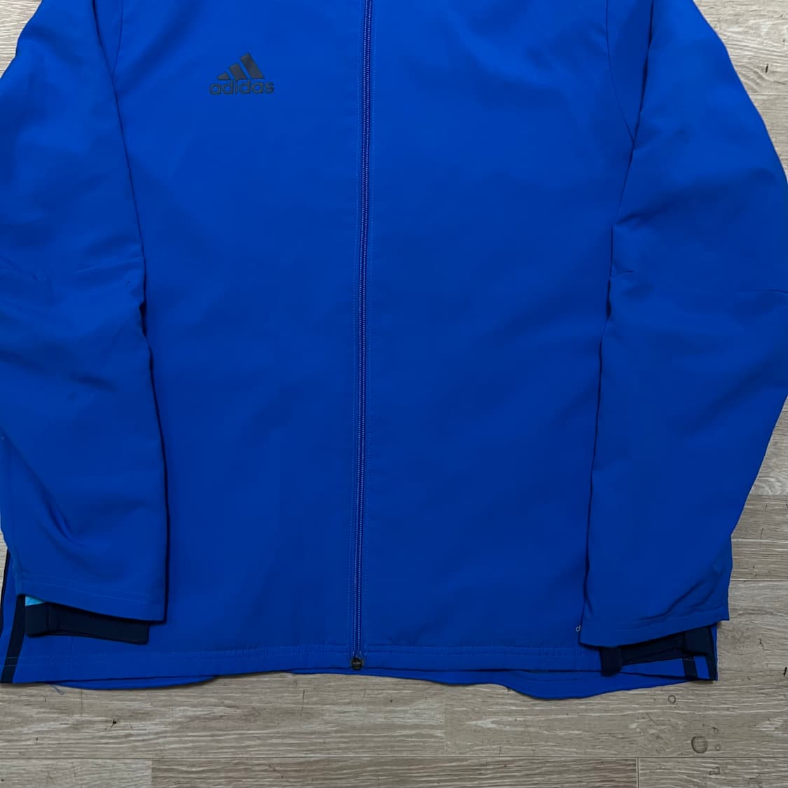 아디다스 클라이마쿨 기능성 바람막이 후드자켓 [블루] XL/105 상품이미지3