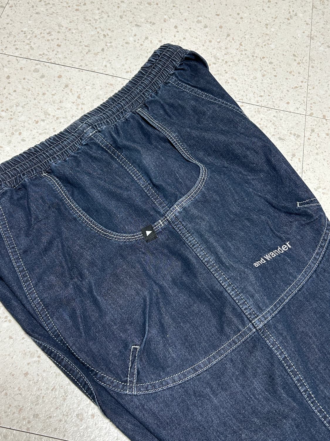 and wander Dry Easy Pants Indigo 4 size 상품이미지4