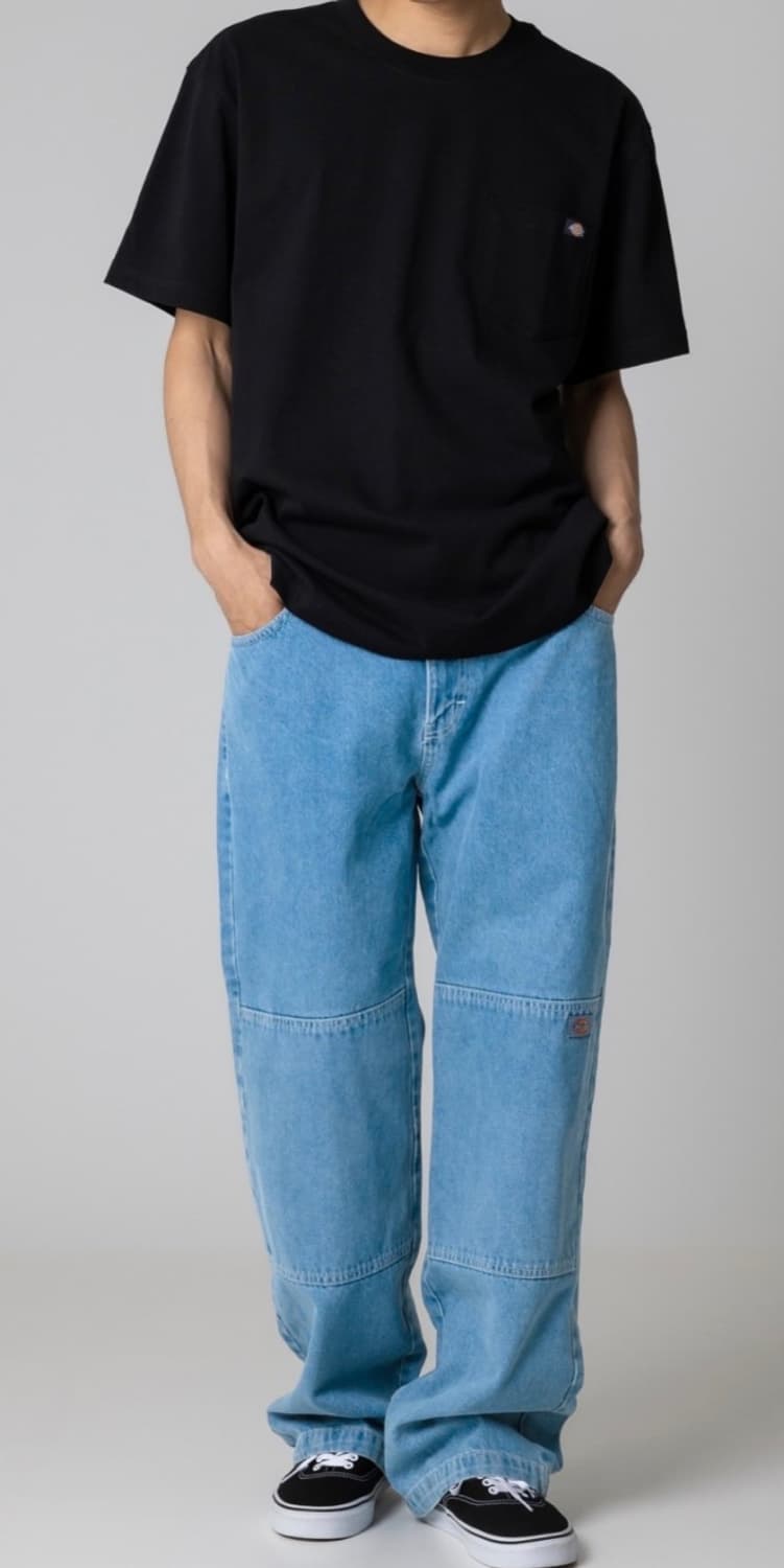 디키즈 루즈핏 더블니 데님 34x32 상품이미지4