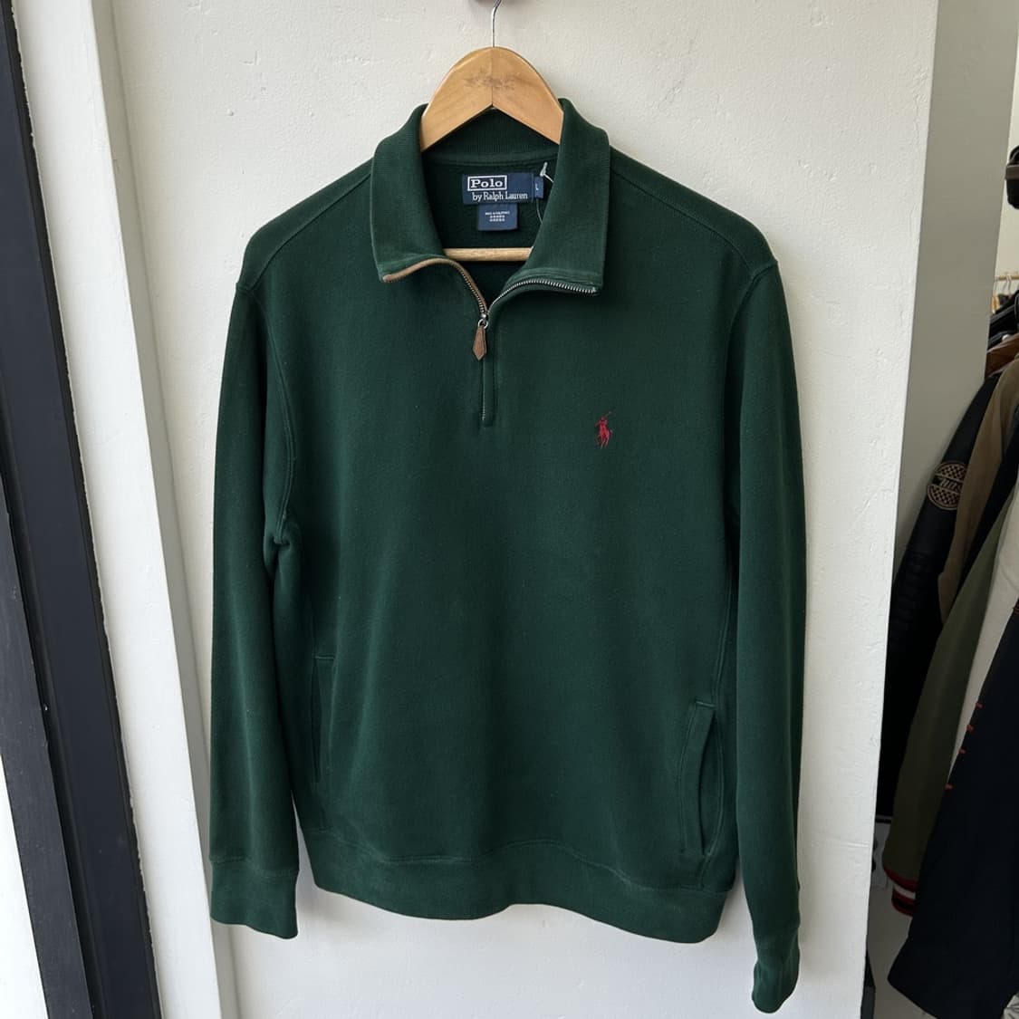 15348 - 폴로 랄프로렌 그린 반집업 니트 상품이미지2