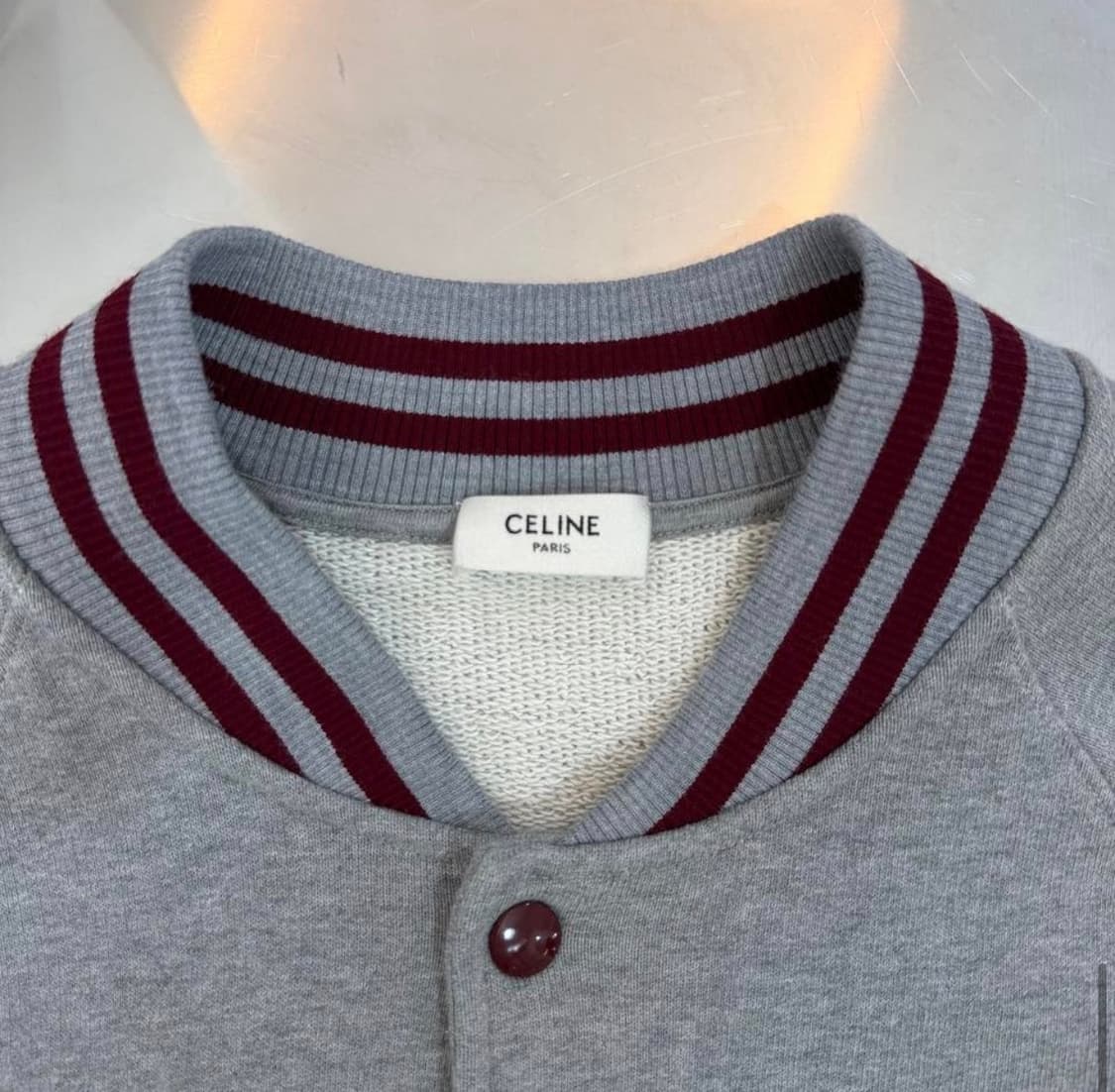 [리오브전포점] 셀린느 테디 백로고 컬리지 바시티 자켓 상품이미지4