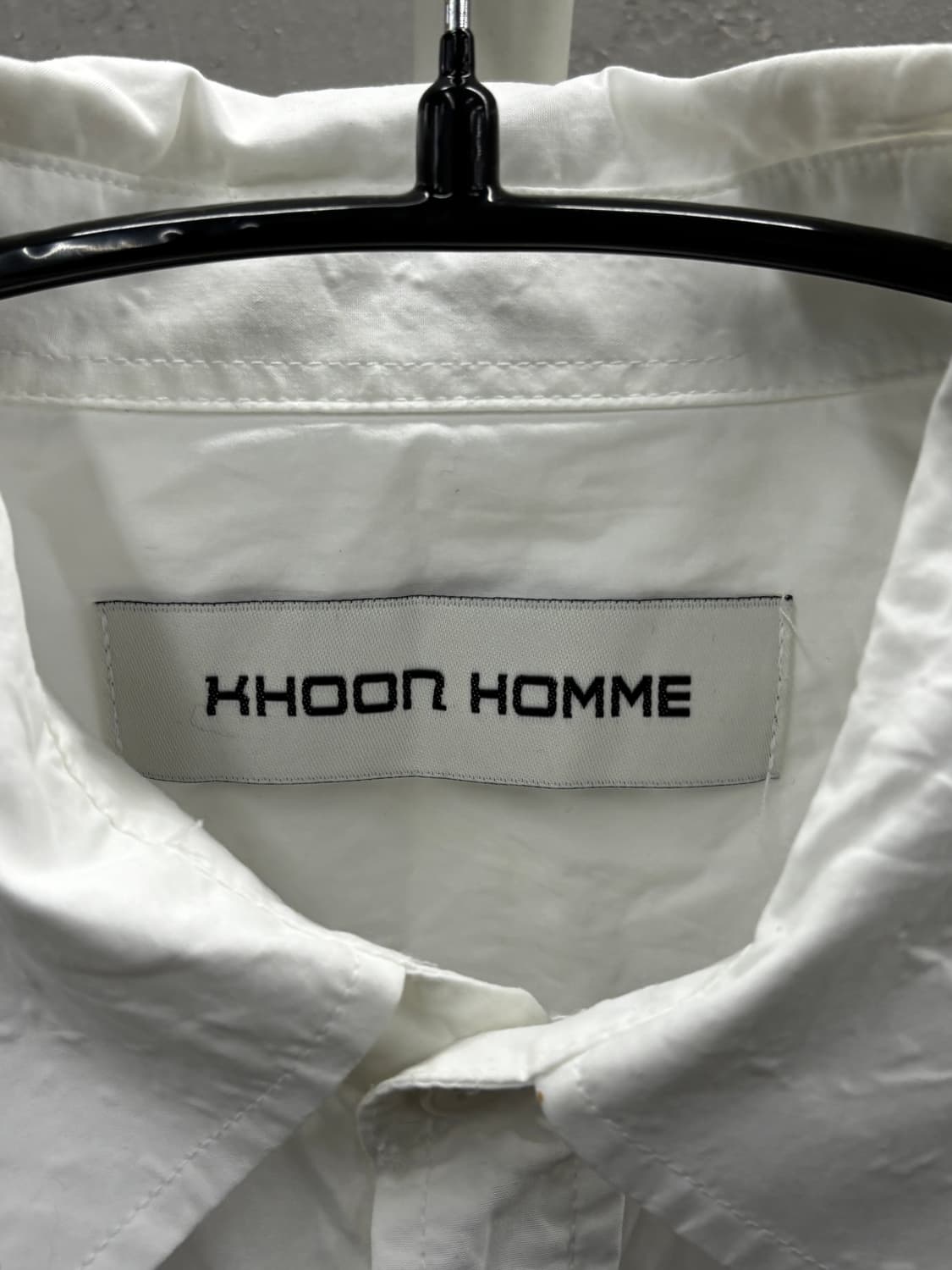 쿤옴므 그래픽 포켓 오버사이즈 셔츠 상품이미지4