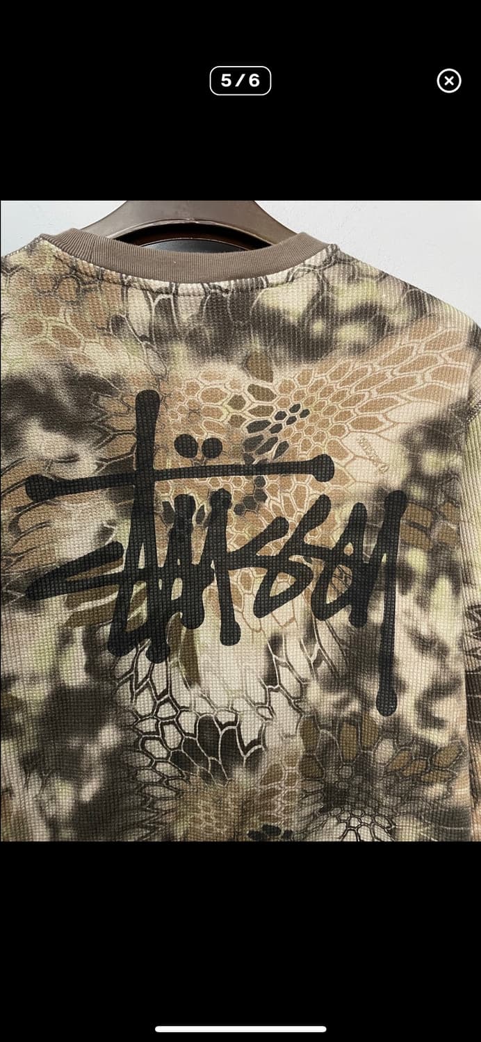 스투시 크립텍 카모 롱 슬리브 써멀 하이랜더 A3163 상품이미지5