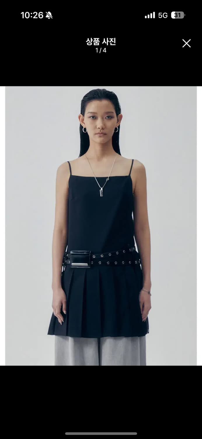 트리밍버드 플리츠 원피스 Apron Pleated One-piece 상품이미지1