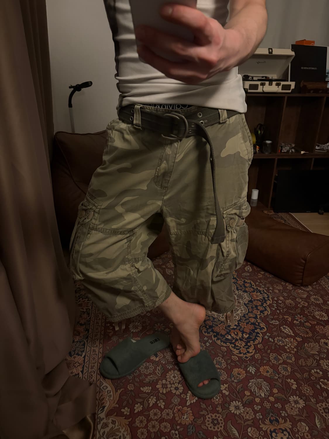 빈티지 밀리터리 카모 카고 팬츠  상품이미지1