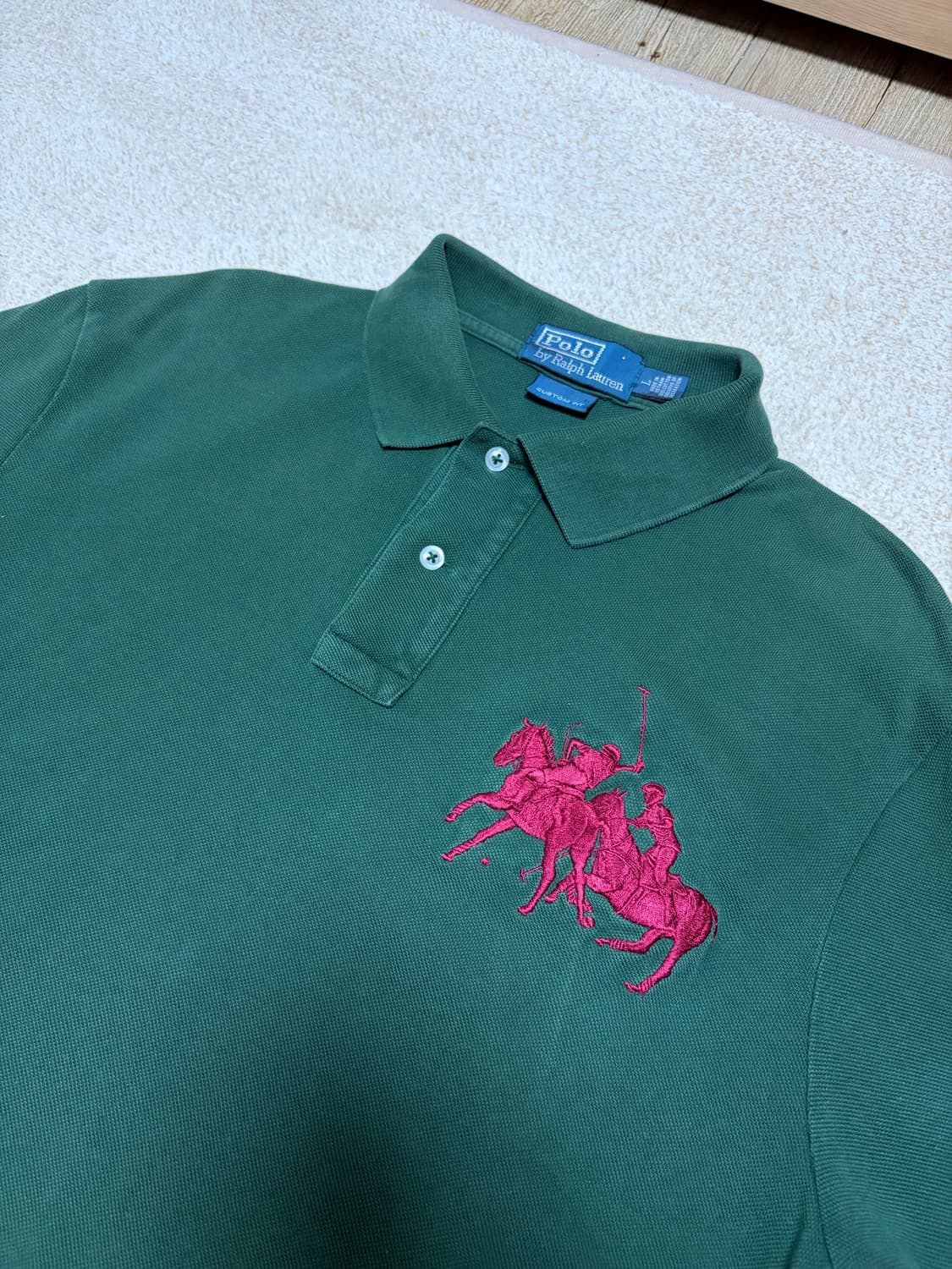 L) 폴로 랄프로렌 빅포니 기마로고 카라티 pk티 상품이미지3