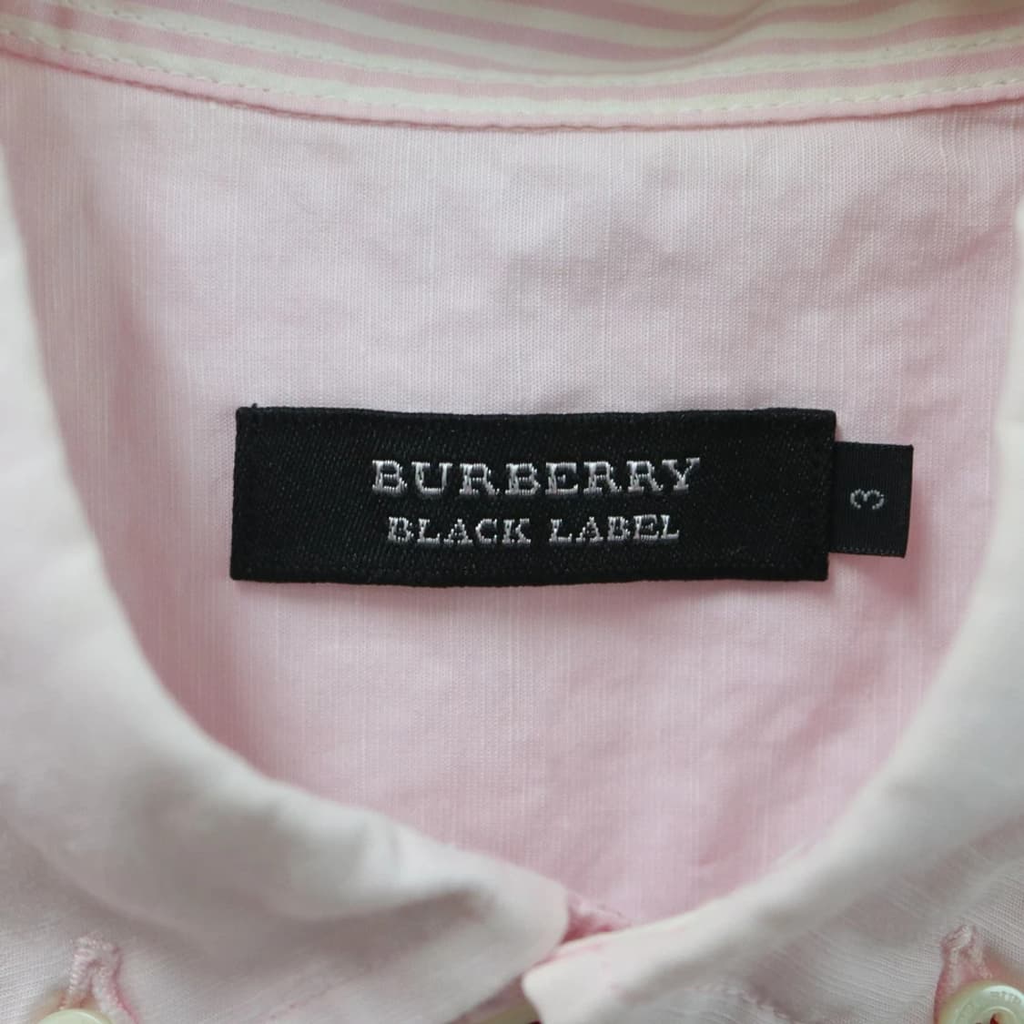 버버리 블랙라벨 린넨혼방 반팔셔츠 66155 상품이미지7