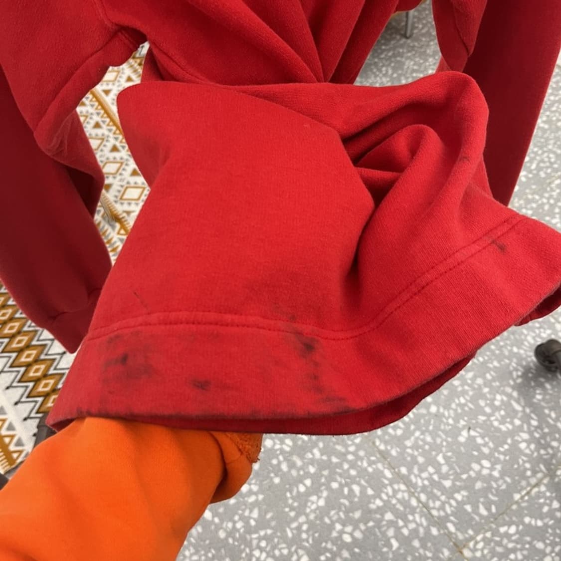 폴로 랄프로렌 빈티지 레트로 빅사이즈 오버핏 후드티 L C10517 상품이미지6