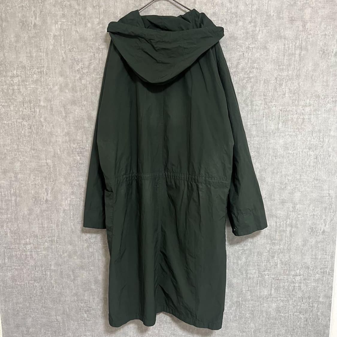 Aton 나일론 후디/후드 코트 아미 그린 2사이즈 상품이미지5