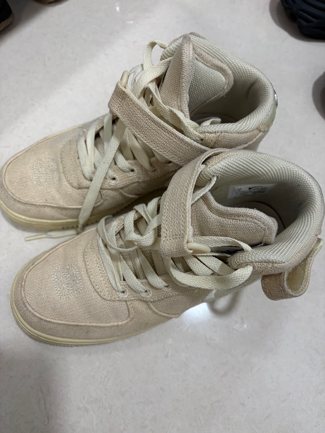 나이키 x 스투시 에어포스 1 '07 미드 SP 파슬 235mm 상품이미지2