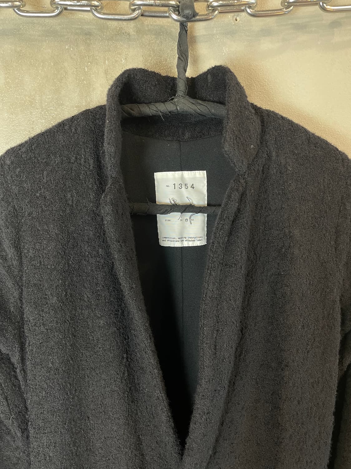 누드:마사히코 마루야마 울 코트 상품이미지5