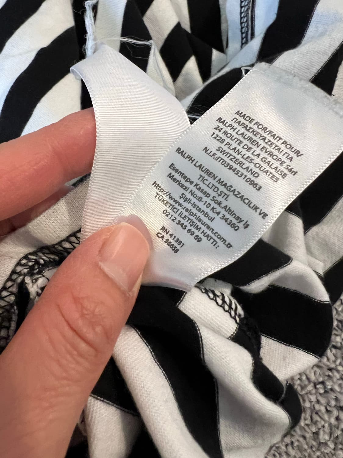 폴로 랄프 로렌 스트라이프 코튼 티셔츠 상품이미지6