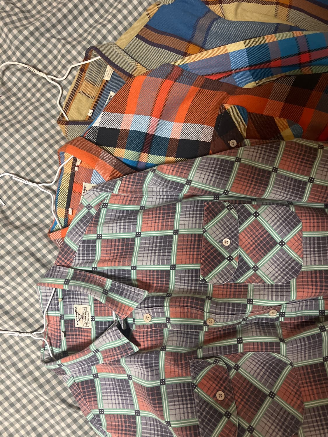 LVC 리바이스 웨스턴 체크 셔츠 상품이미지8