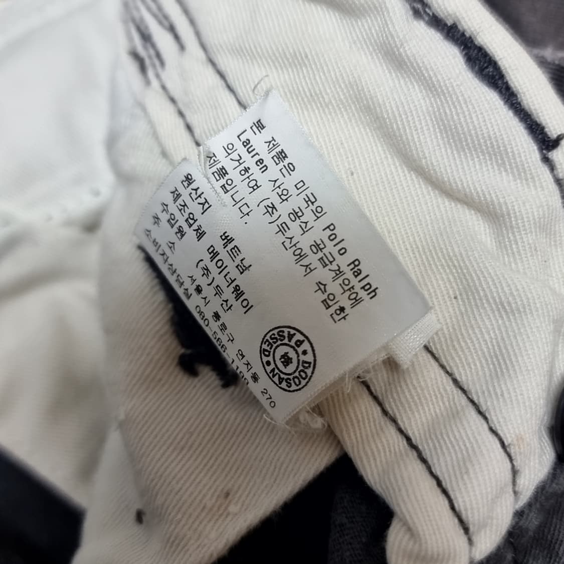 폴로진스 차콜 카고 반바지 데님 반바지(34) 상품이미지6