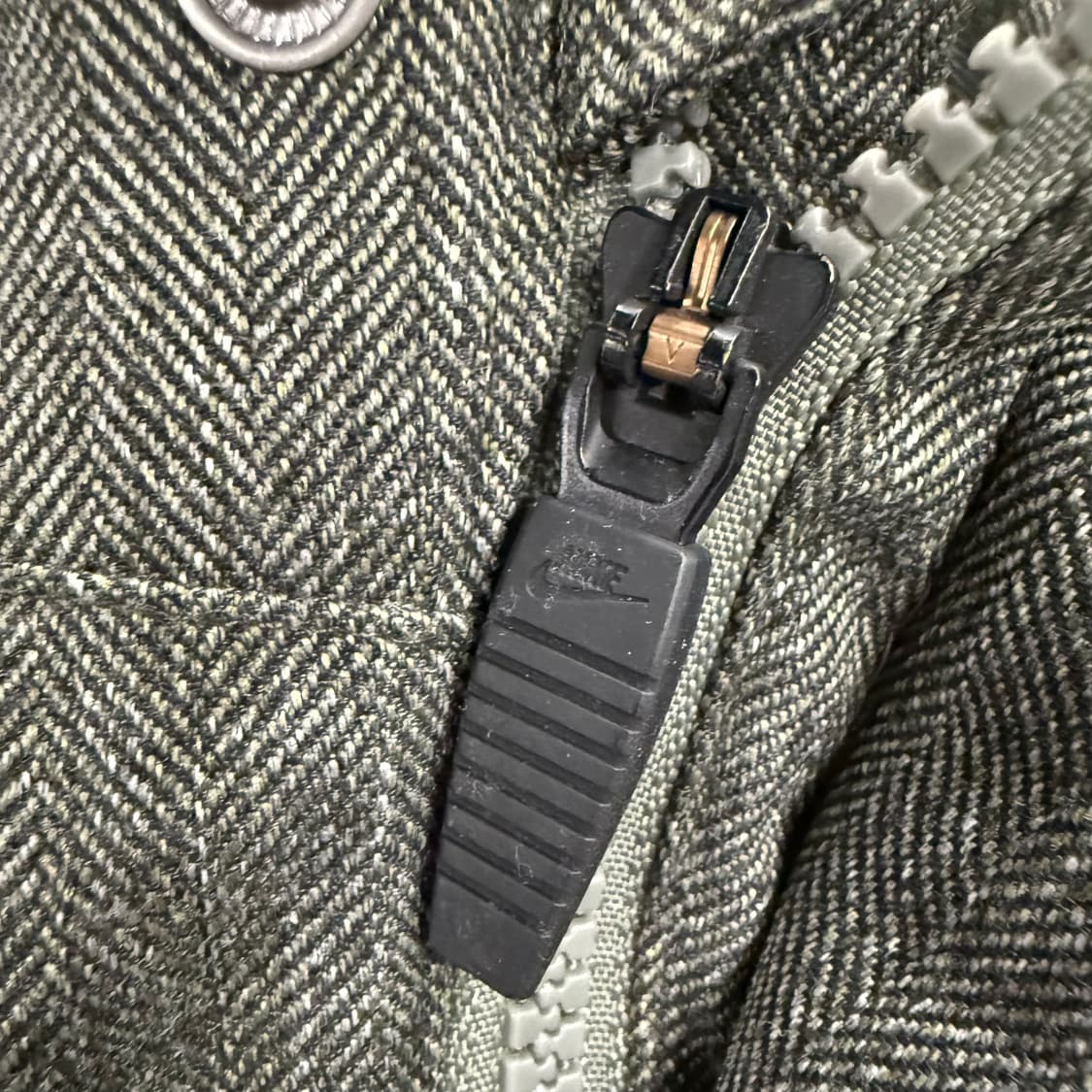 [정품/M] 나이키 그레이 배색 봄버 자켓 b15 상품이미지9