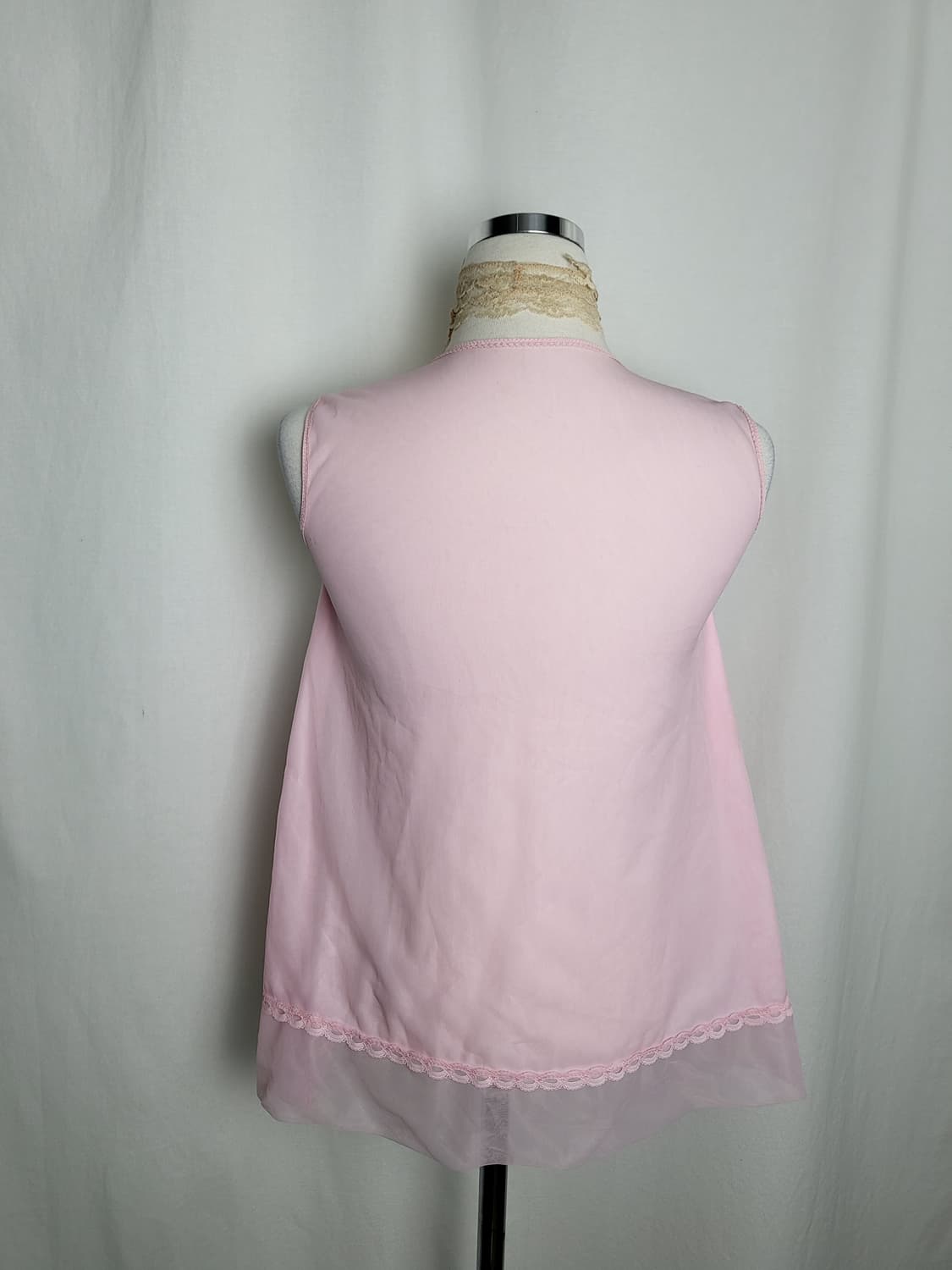 빈티지 파우더핑크 슬립 원피스 상품이미지3