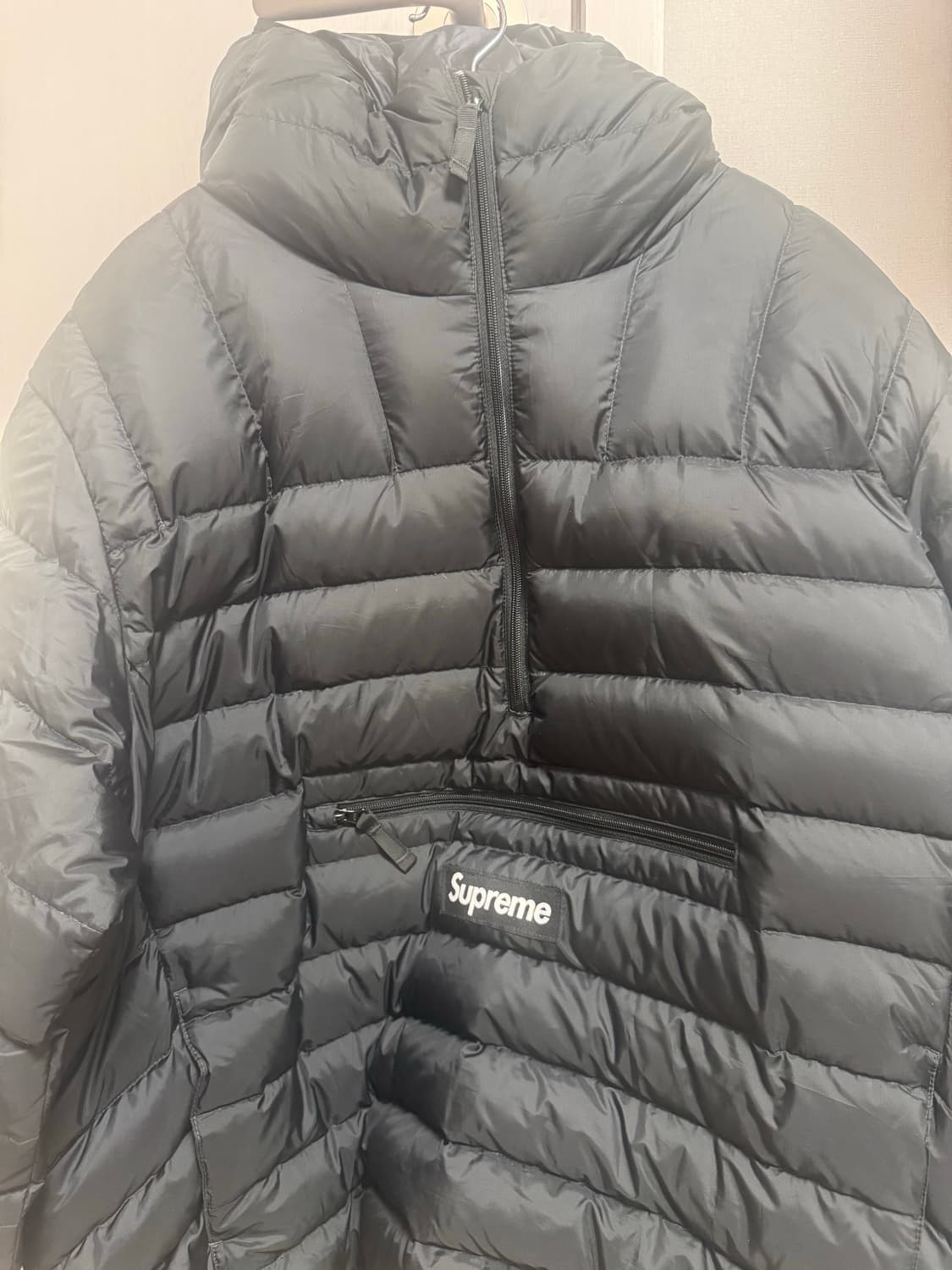 슈프림 마이크로 다운 하프 집 후드 풀오브 상품이미지2