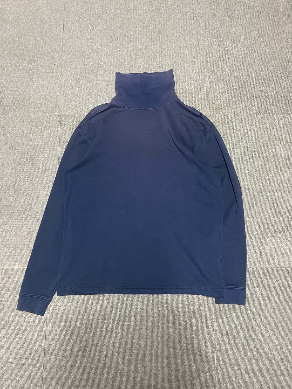L.L.Bean 네이비 목폴라 긴팔티셔츠  J02592 상품이미지6