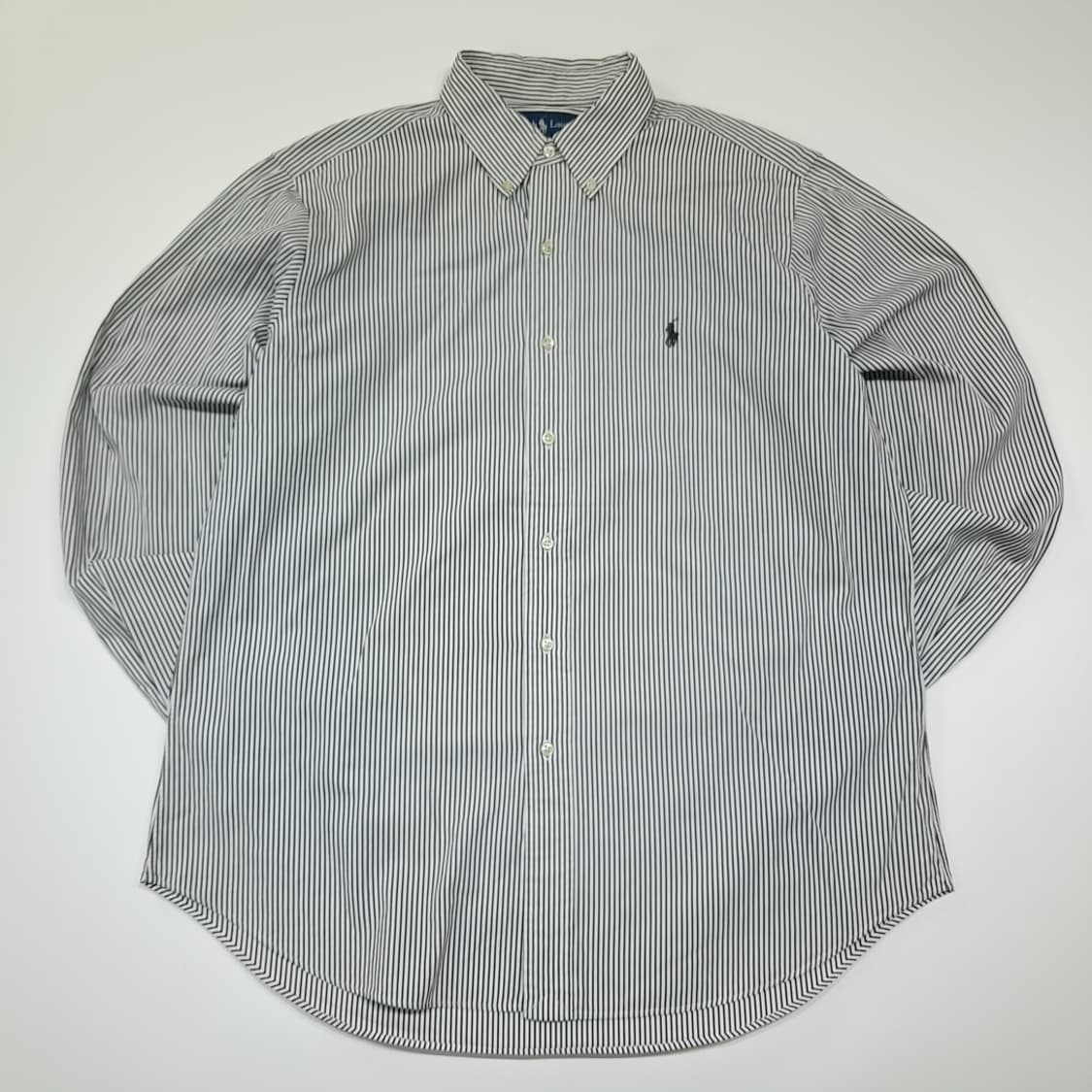 CL941 L 폴로 90s 클래식핏 모던 스트라이프 네이비 셔츠 상품이미지1