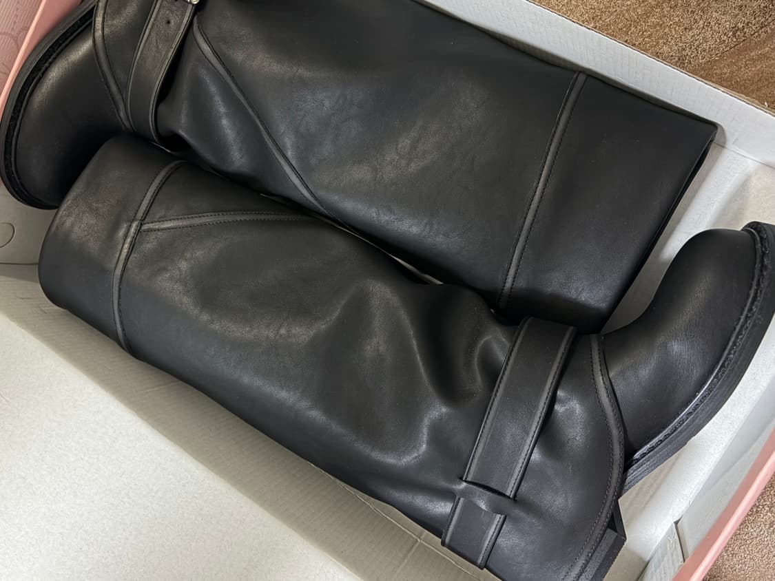 ourcabinet round vintage boots 새상품 상품이미지3