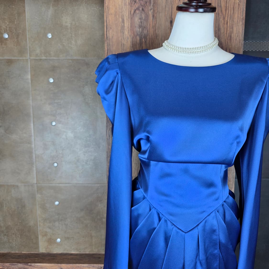 로얄블루 럭셔리 드레스 상품이미지4