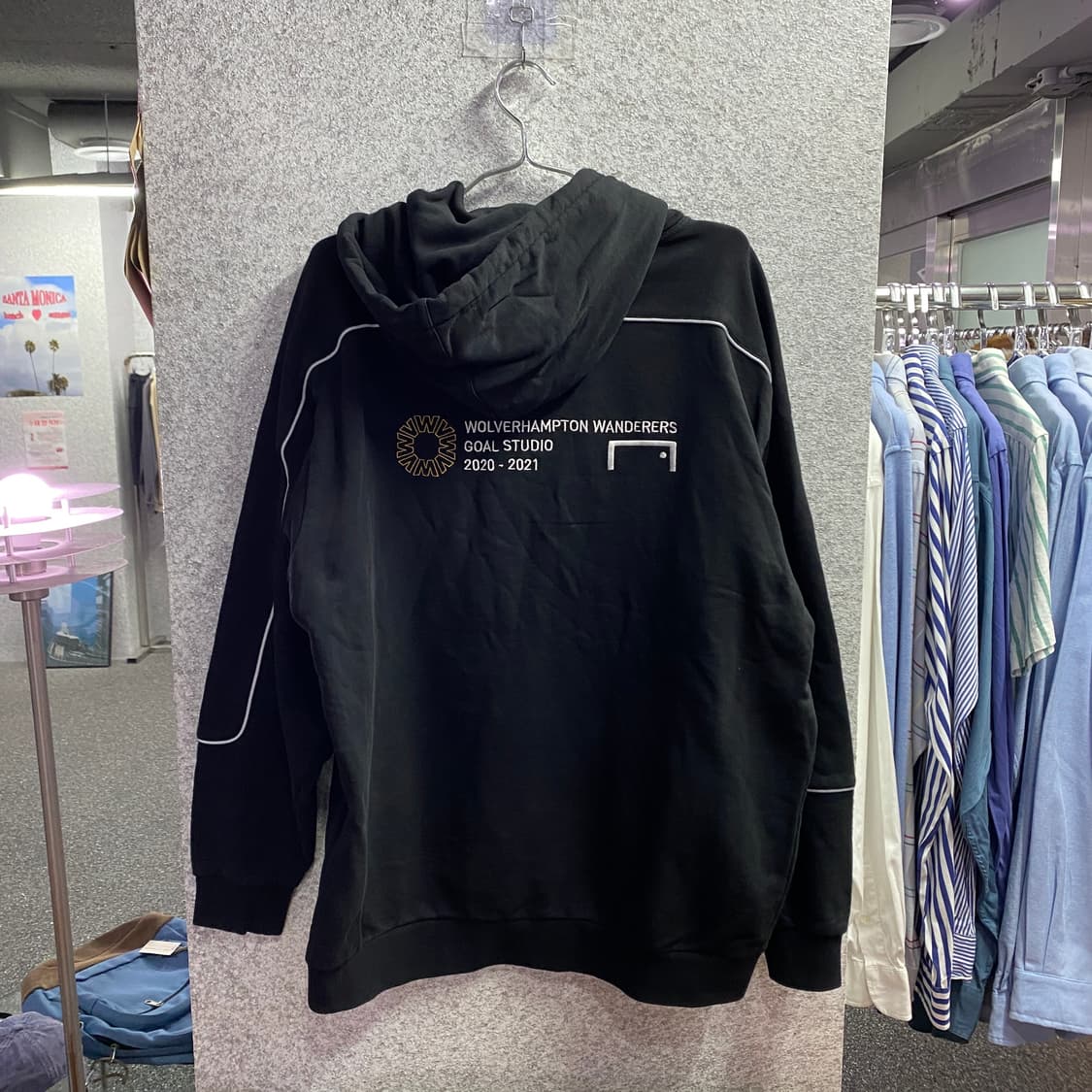 골스튜디오 WWFC 그래픽 블랙 후드티 B4569 상품이미지6