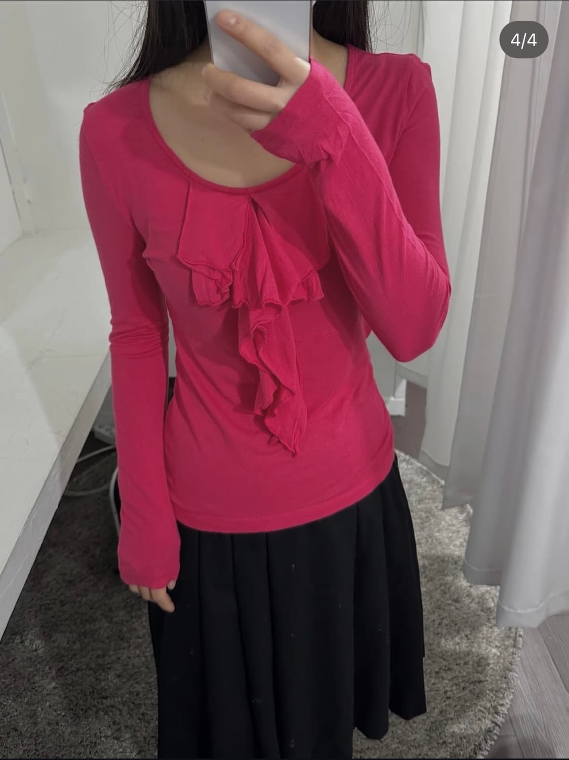 frill design longsleeve 상품이미지4