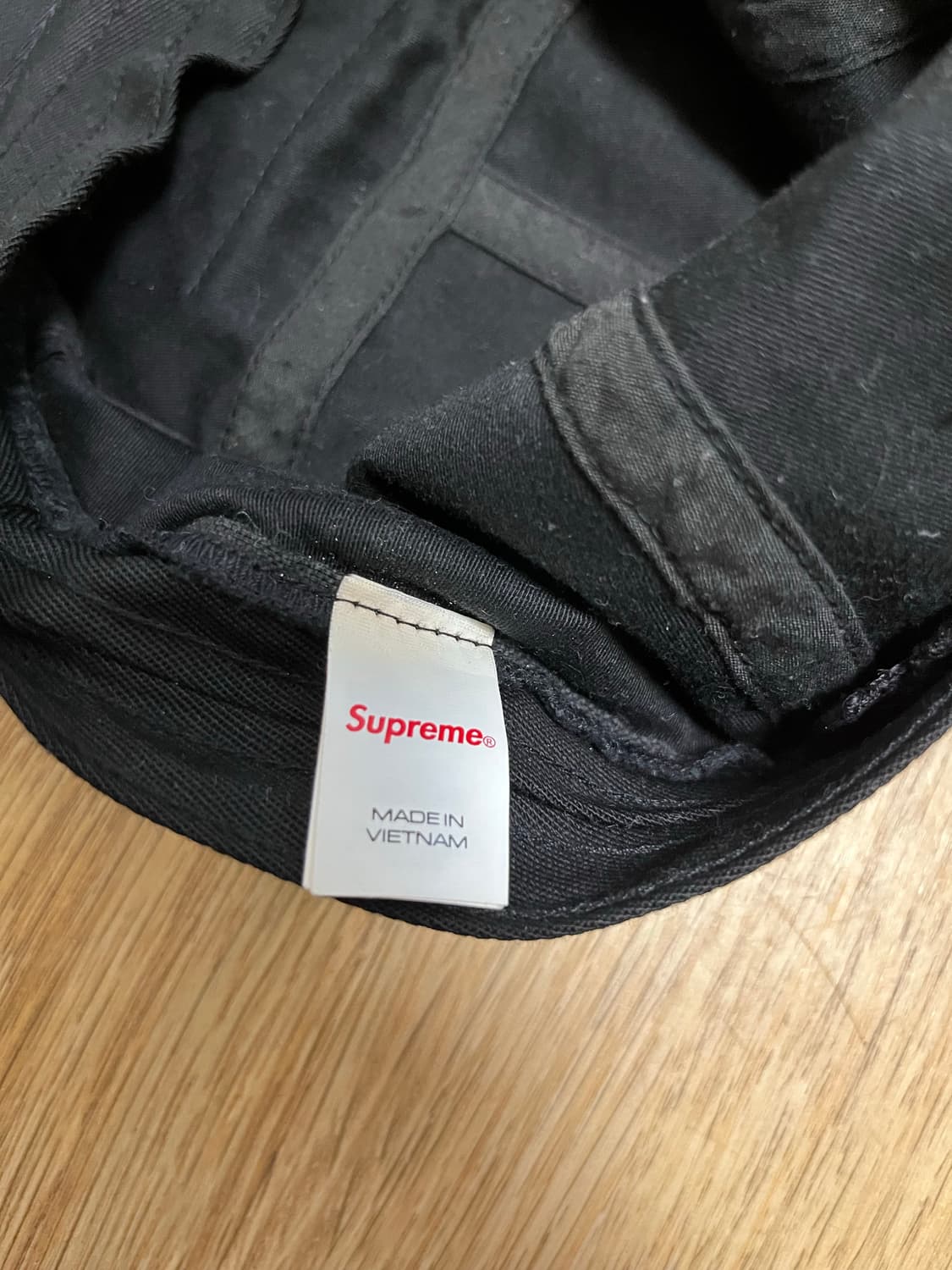 슈프림 23fw 밀리터리 캠프캡 블랙 상품이미지6