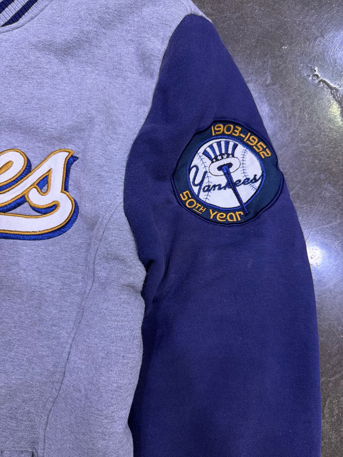 MLB 뉴욕 양키스 50주년 자수 패치 야구 점퍼 져지 110 상품이미지4