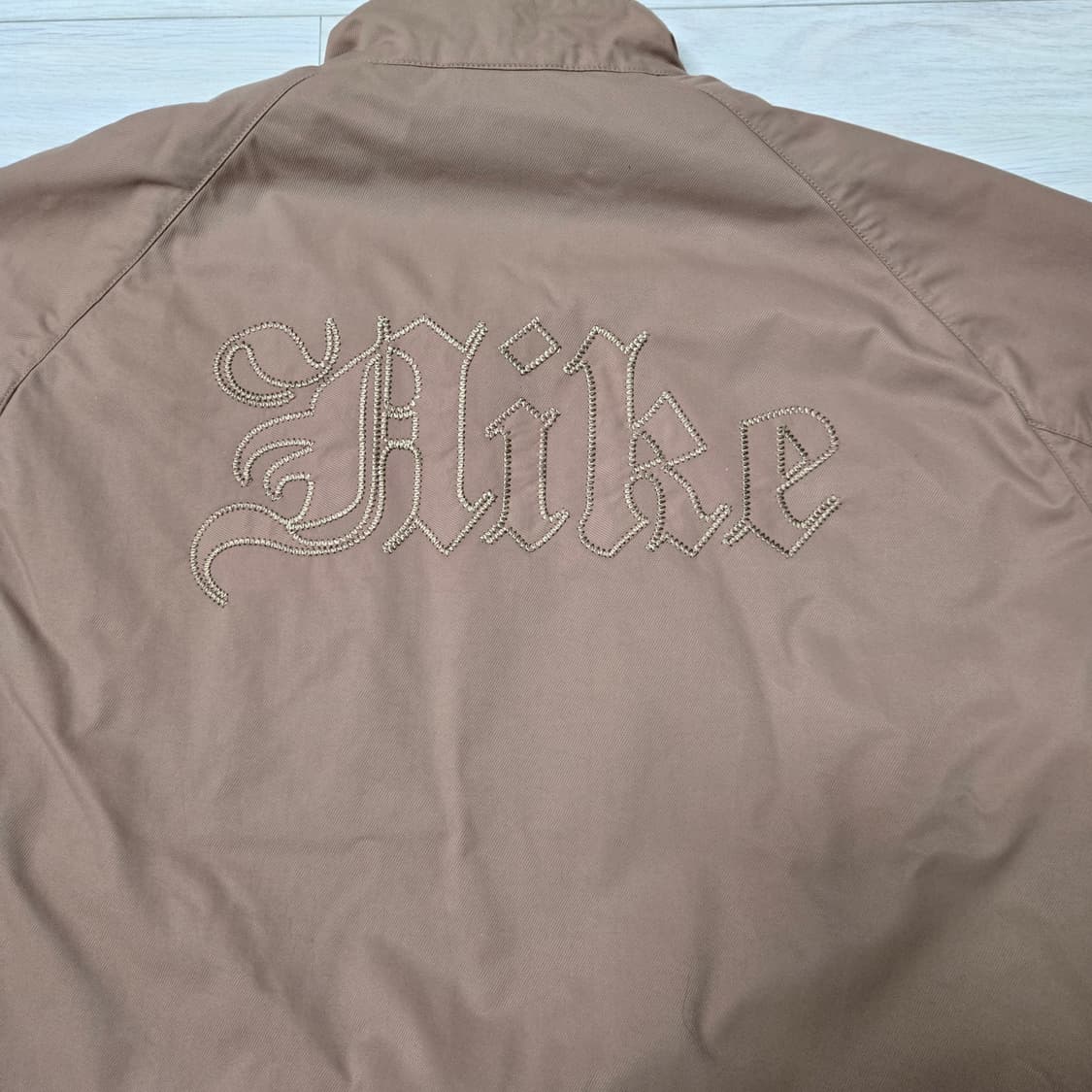 나이키 빈티지 브라운 바시티 자켓 상품이미지6