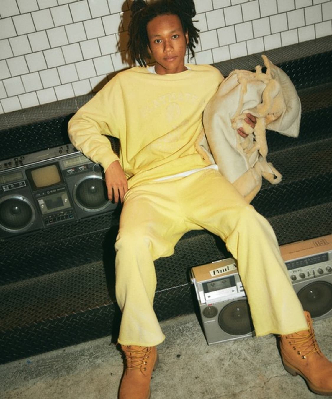 XL) BOWWOW 바우와우 에이징 스웻팬츠 상품이미지5