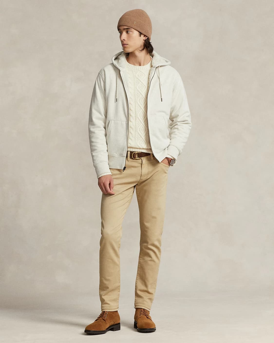 [정품/새상품] 폴로 랄프로렌 아이보리 후드 집업 상품이미지10