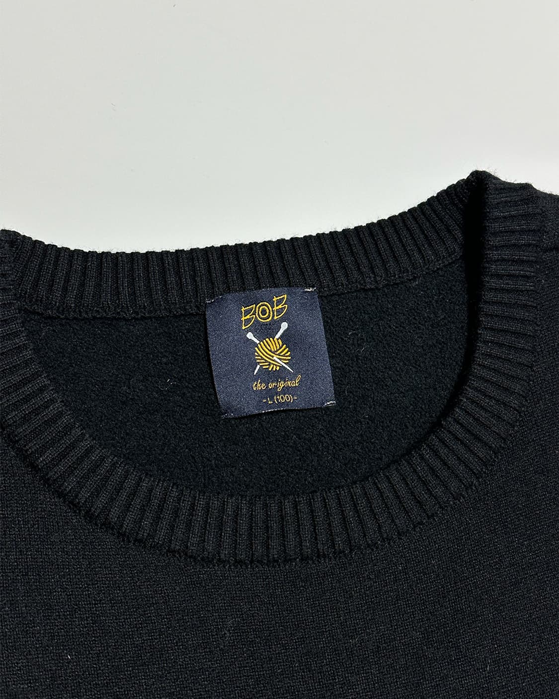 메종밥 니트 블랙 상품이미지4