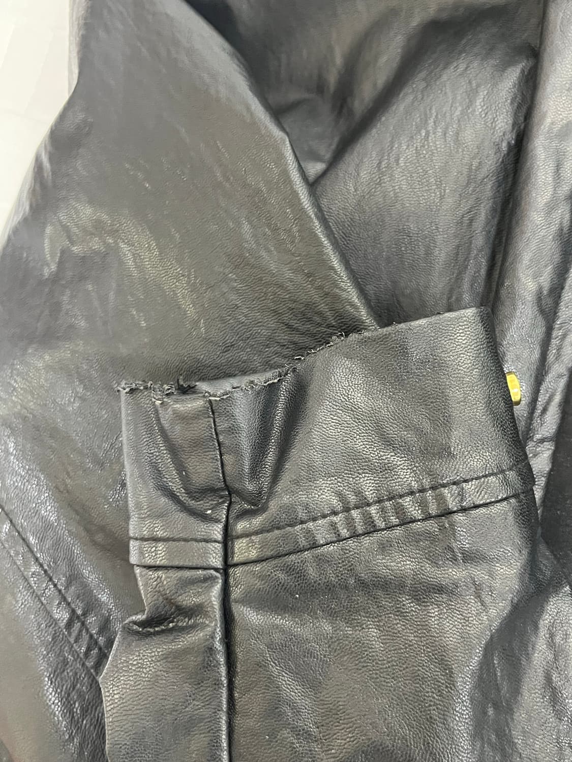 미스치프 faux leather jacket s 폭스 레더 자켓 상품이미지4