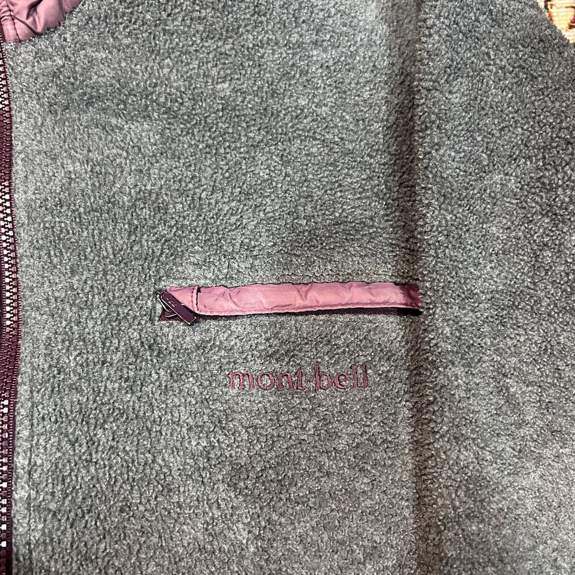 [M] 90s 몽벨 재팬 플리스 하프집업 상품이미지3